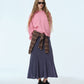 Glossy Jersey Maxi Skirt