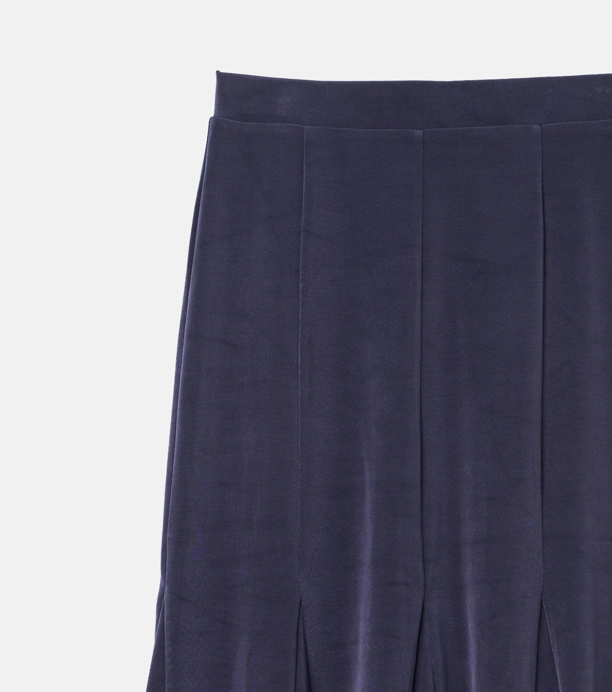 Glossy Jersey Maxi Skirt