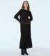 Glossy Jersey Maxi Skirt
