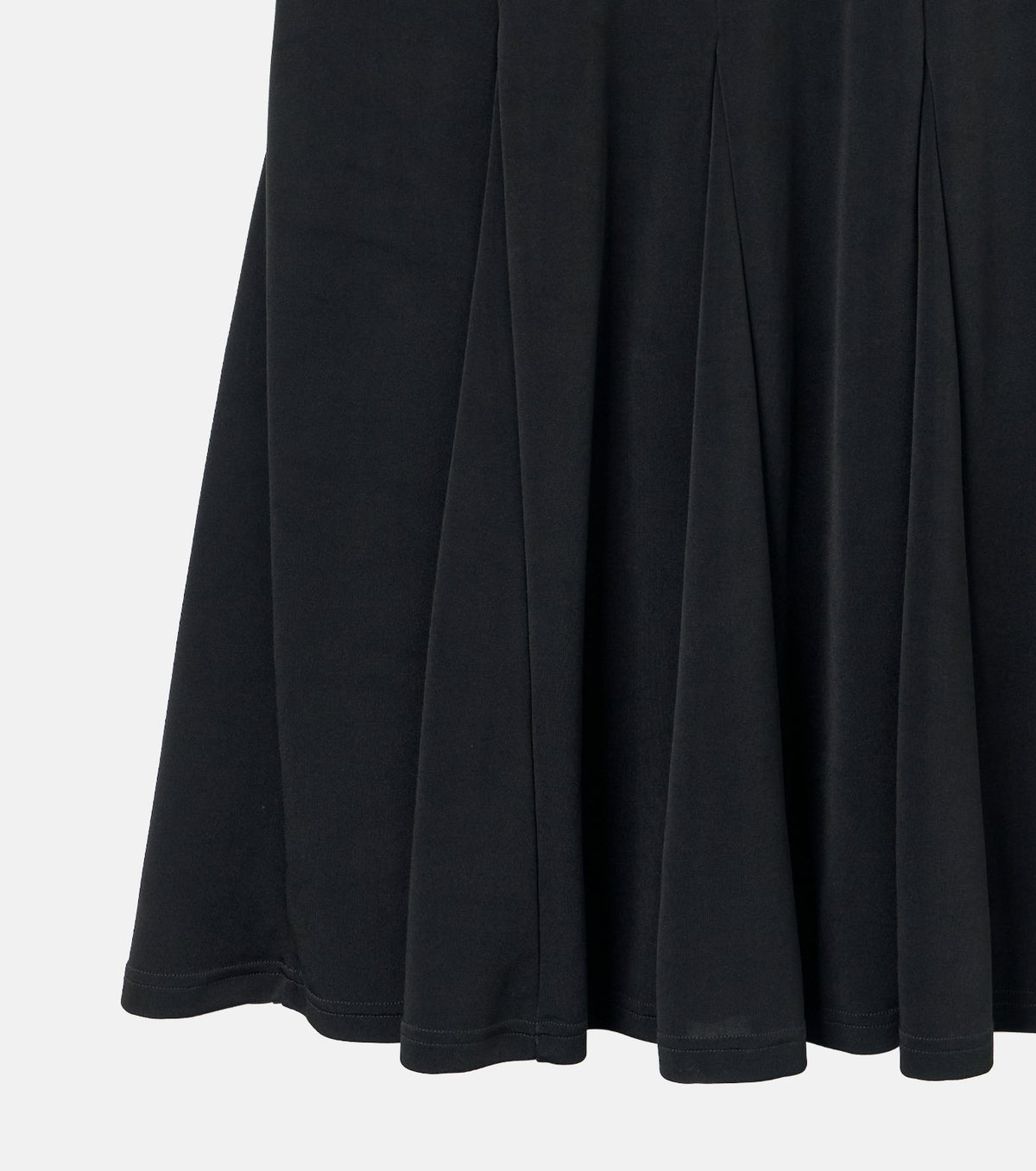 Glossy Jersey Maxi Skirt