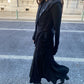 Glossy Jersey Maxi Skirt