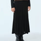 Glossy Jersey Maxi Skirt