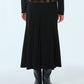 Glossy Jersey Maxi Skirt
