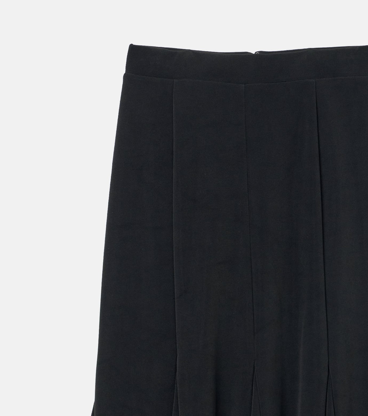 Glossy Jersey Maxi Skirt