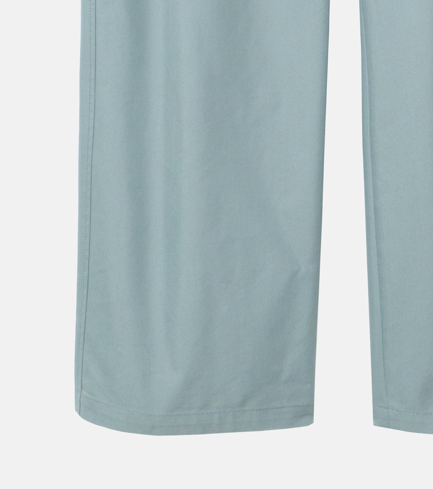 Gloss-Finish Chino Pants