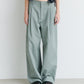 Gloss-Finish Chino Pants