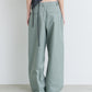 Gloss-Finish Chino Pants