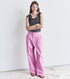 Gloss-Finish Chino Pants