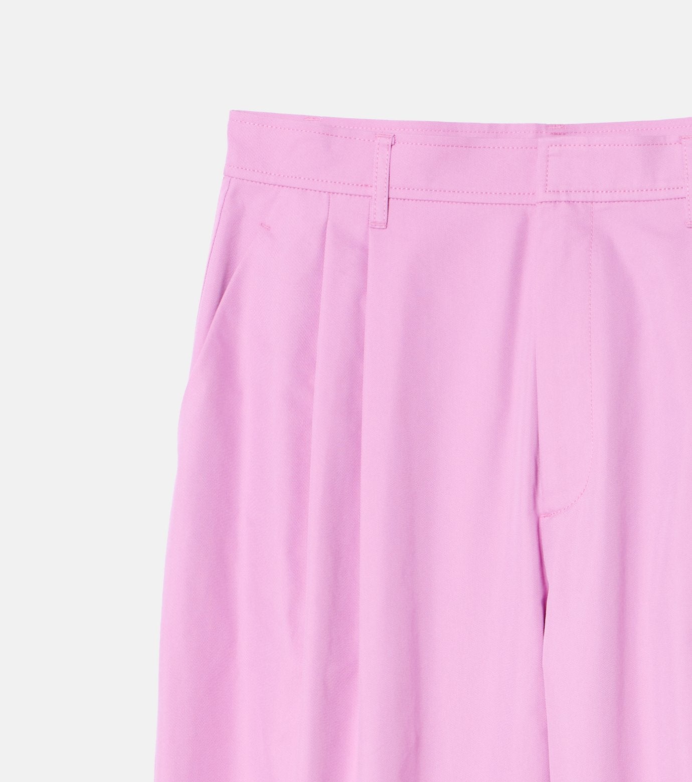 Gloss-Finish Chino Pants