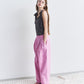 Gloss-Finish Chino Pants