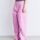 Gloss-Finish Chino Pants