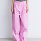 Gloss-Finish Chino Pants