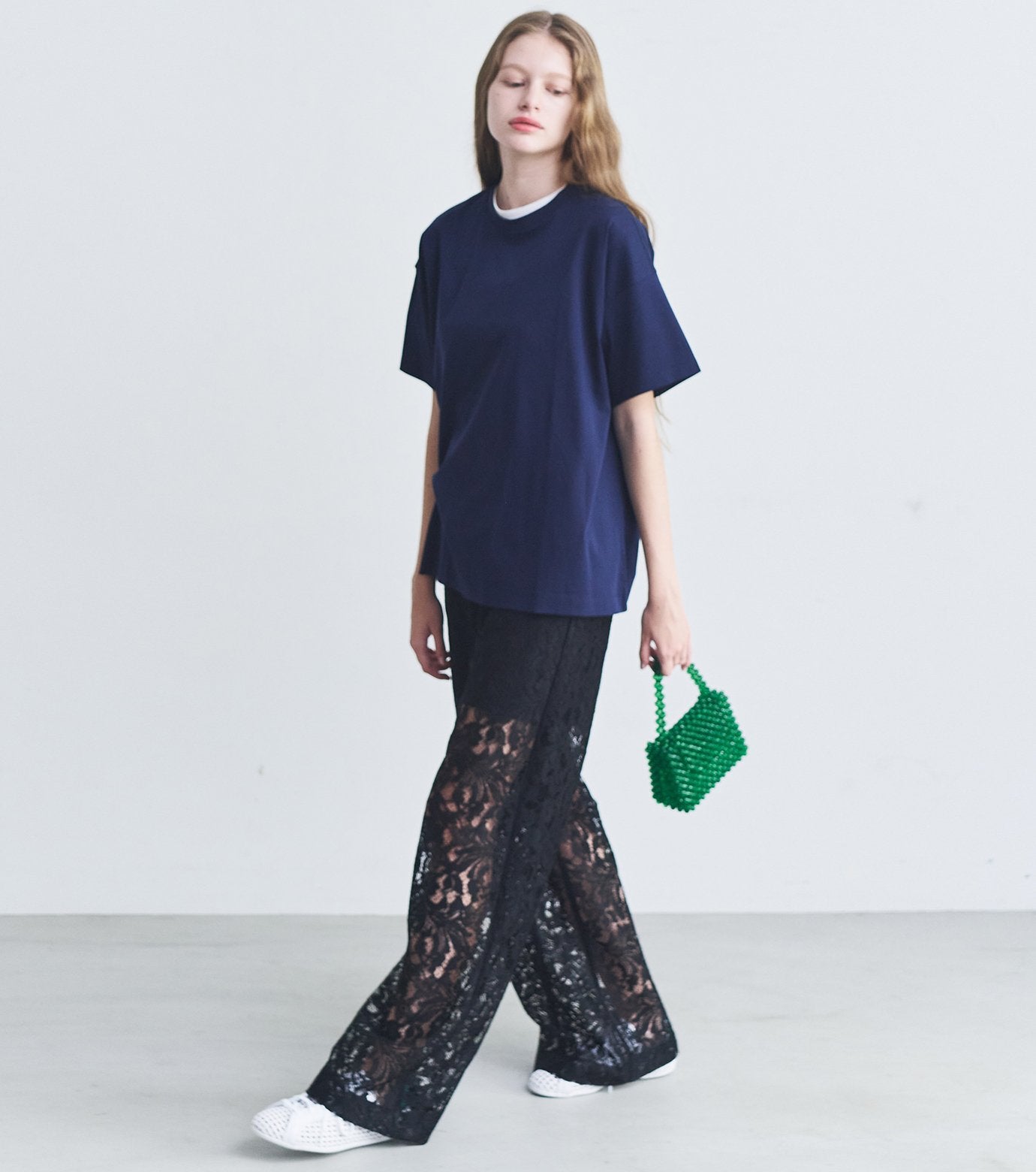 Sheer Floral Lace Pants