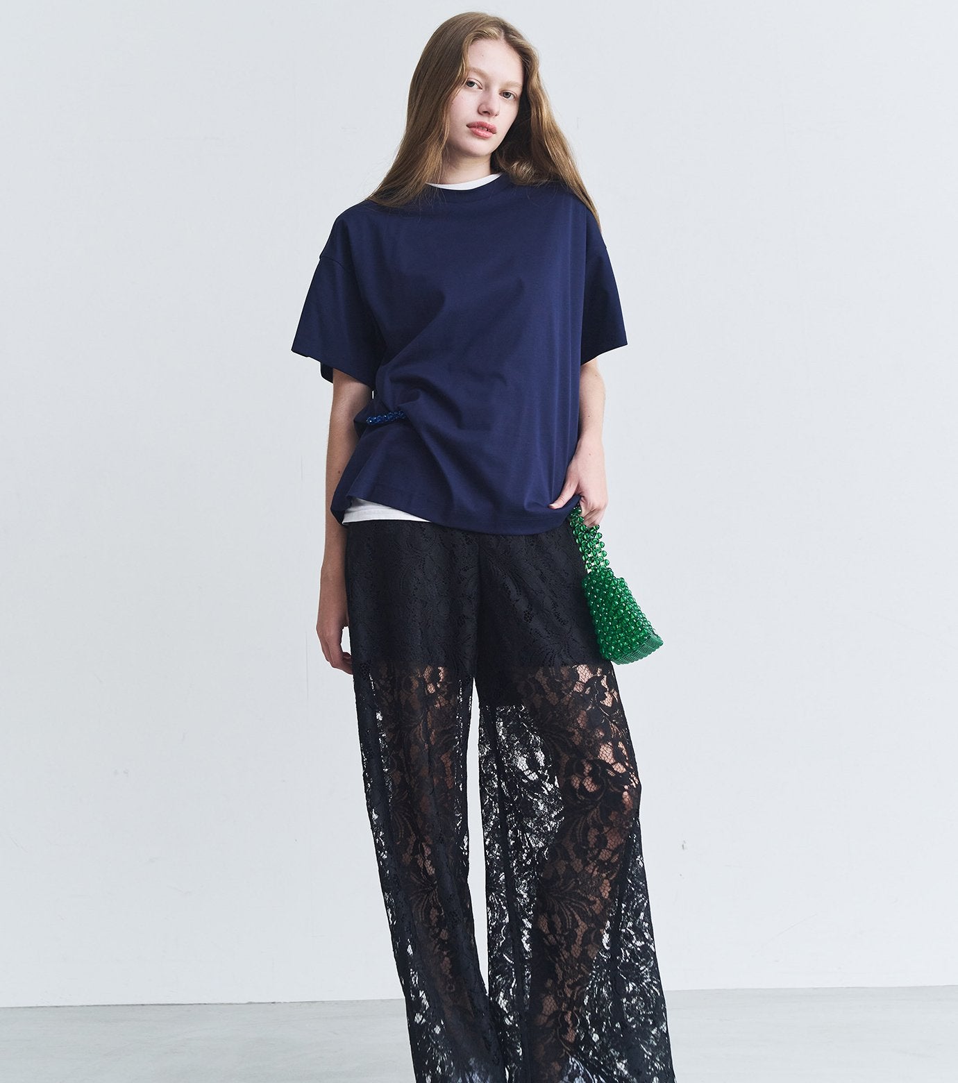Sheer Floral Lace Pants