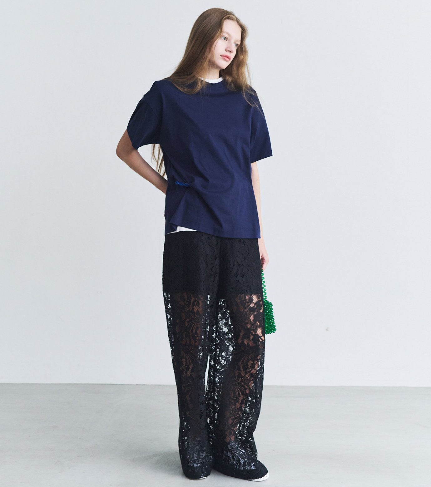 Sheer Floral Lace Pants