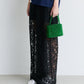 Sheer Floral Lace Pants