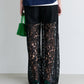 Sheer Floral Lace Pants
