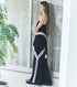 Side Lace-Trim Jogger Pants