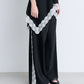 Side Lace-Trim Jogger Pants