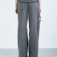 Tweed V-Waist Pants