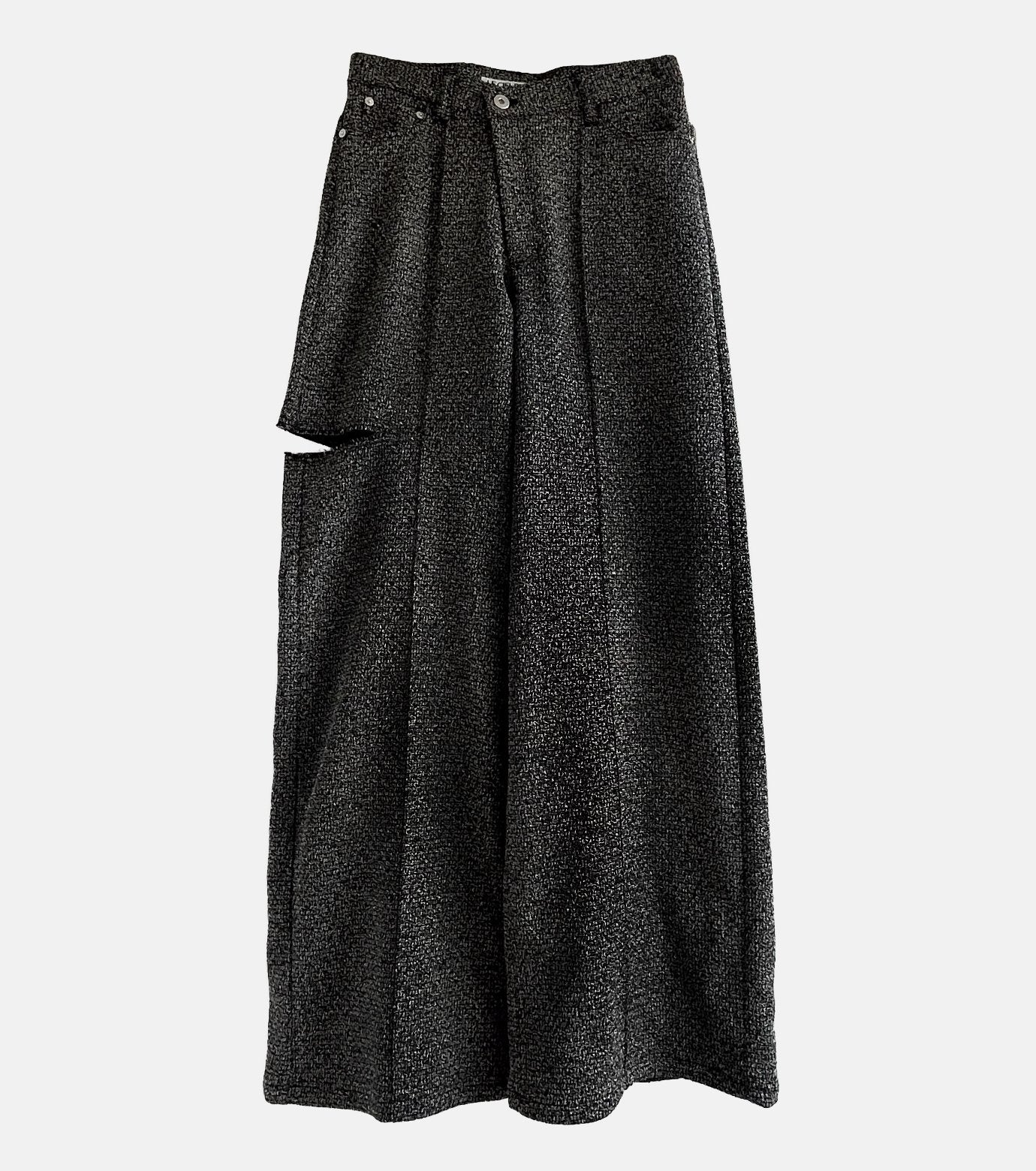 Tweed V-Waist Pants