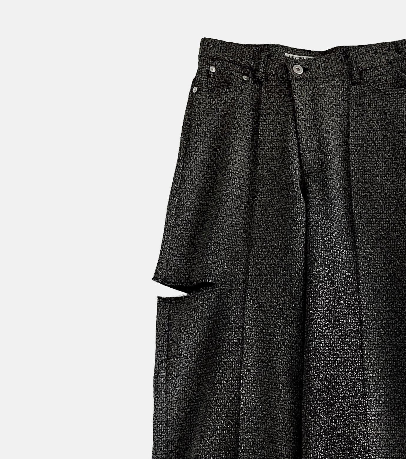 Tweed V-Waist Pants