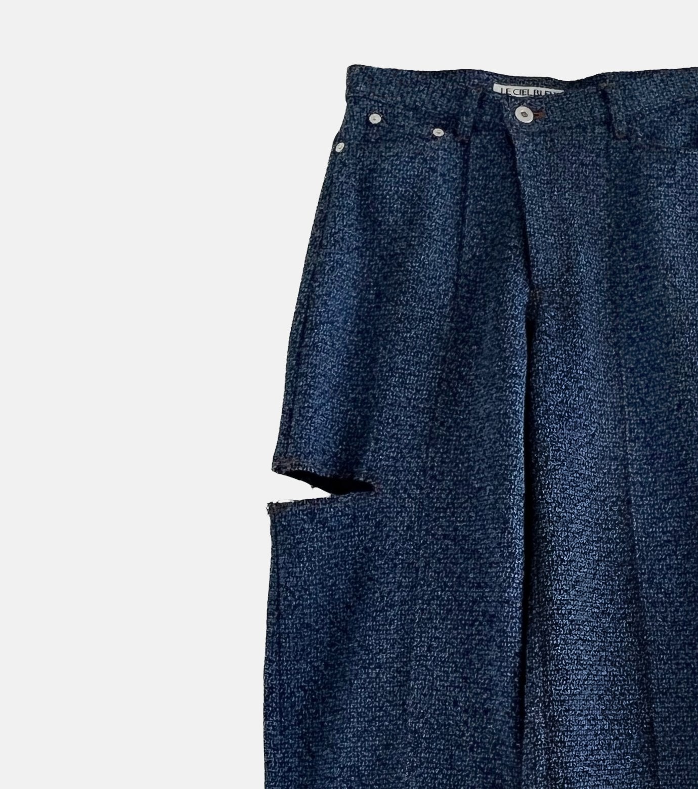 Tweed V-Waist Pants