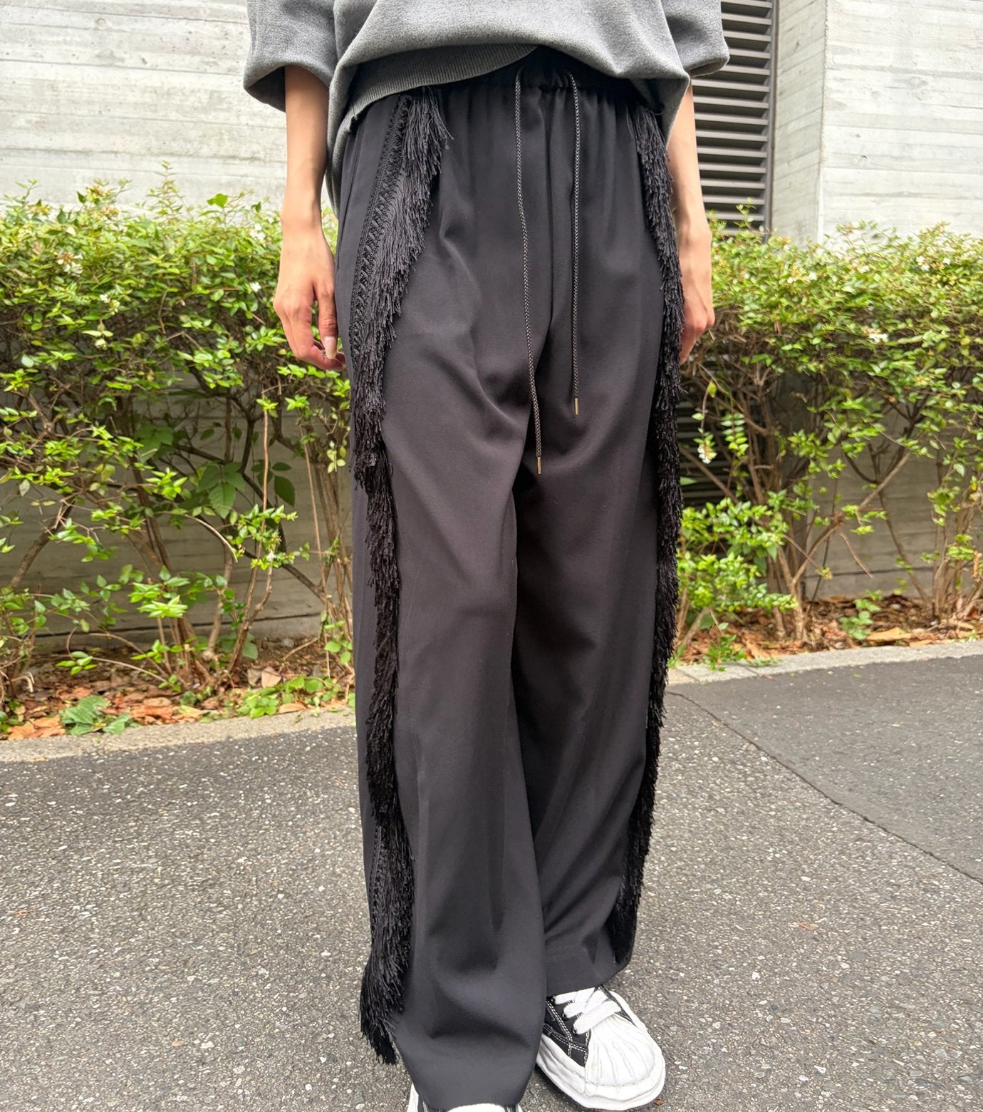 Side Fringe Jogger Pants