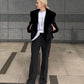 Button Hem Trousers