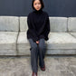 Button Hem Trousers
