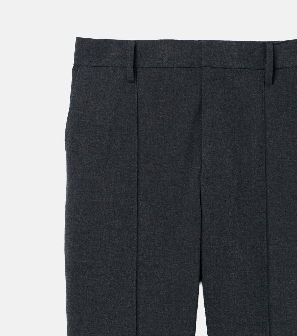Button Hem Trousers