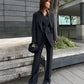 Button Hem Trousers