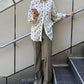 Button Hem Trousers