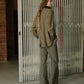 Button Hem Trousers