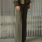 Button Hem Trousers