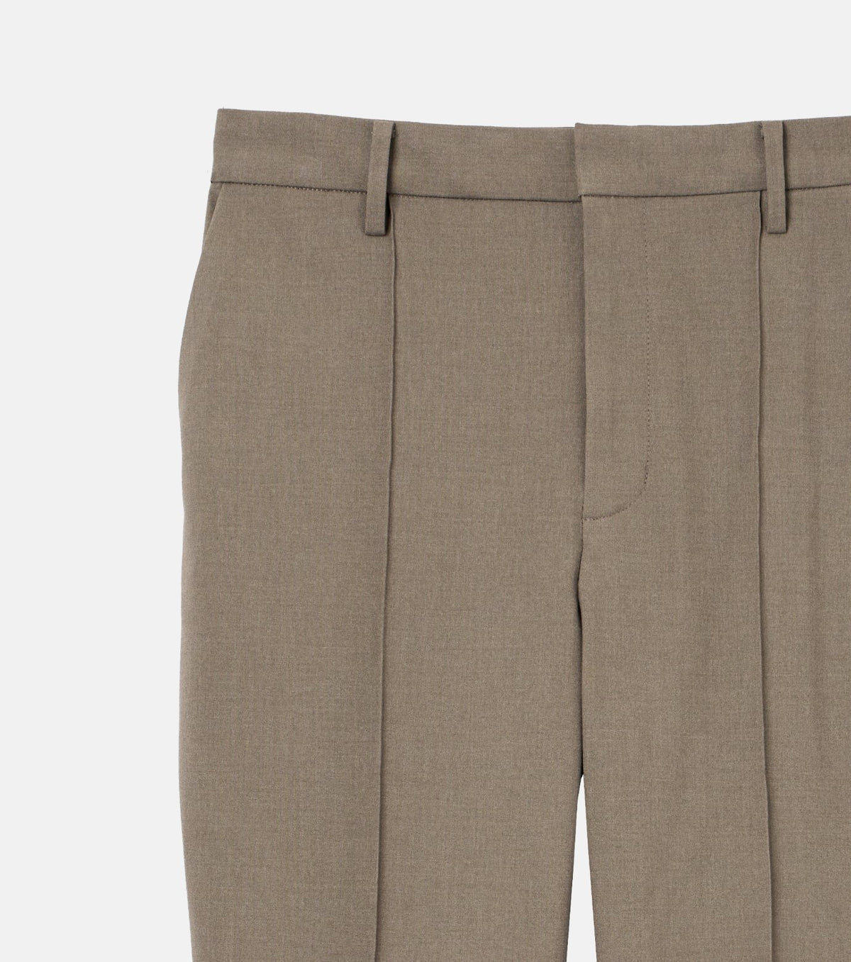 Button Hem Trousers