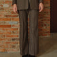 Gunclub Check Button Hem Trousers