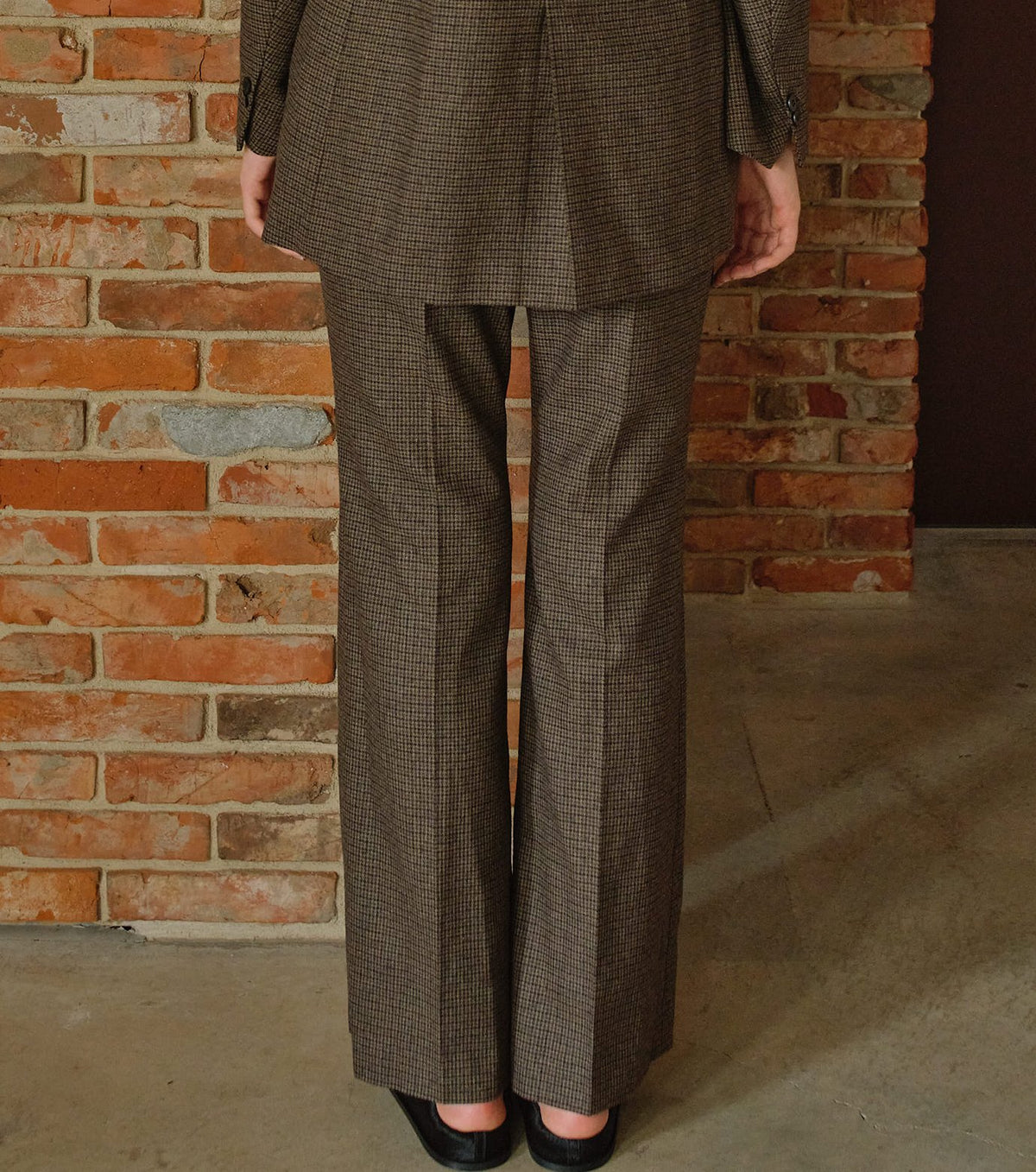 Gunclub Check Button Hem Trousers