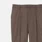 Gunclub Check Button Hem Trousers