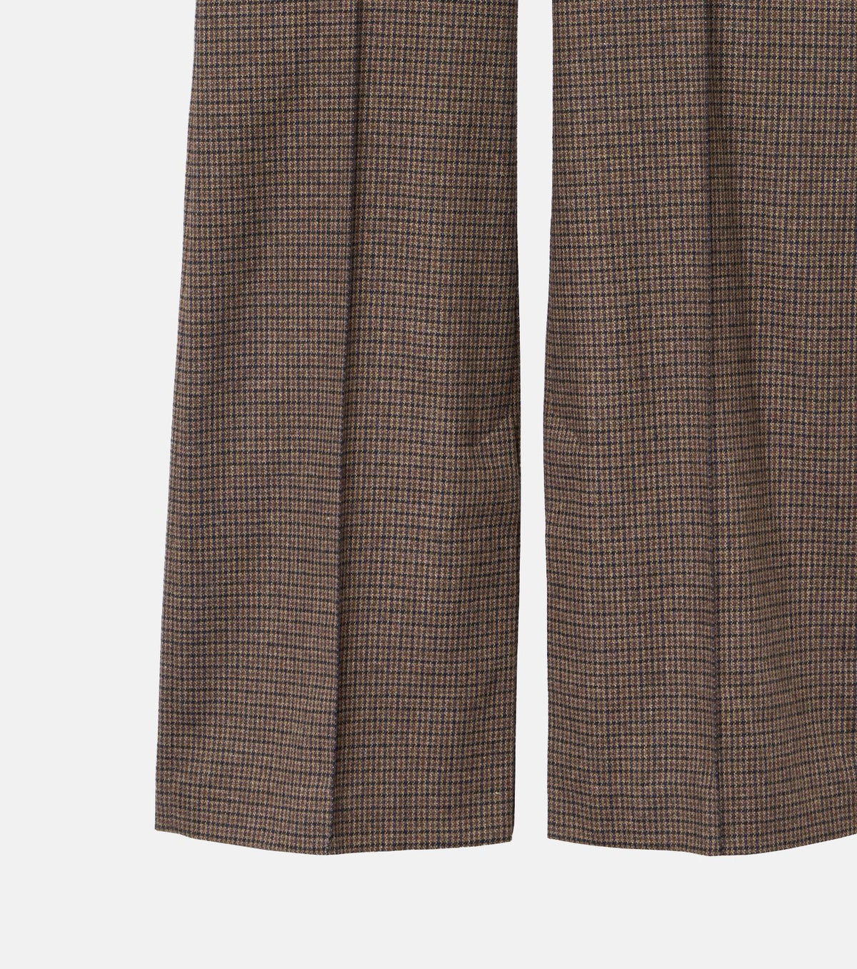 Gunclub Check Button Hem Trousers