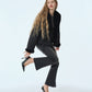 Split Hem Skinny Jeans
