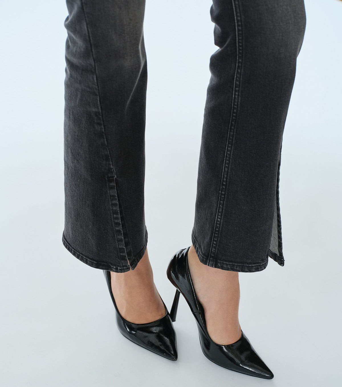 Split Hem Skinny Jeans