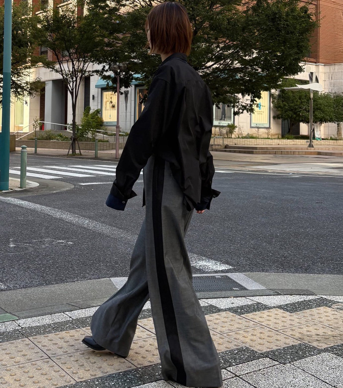 Side Stripe Gurkha Trousers