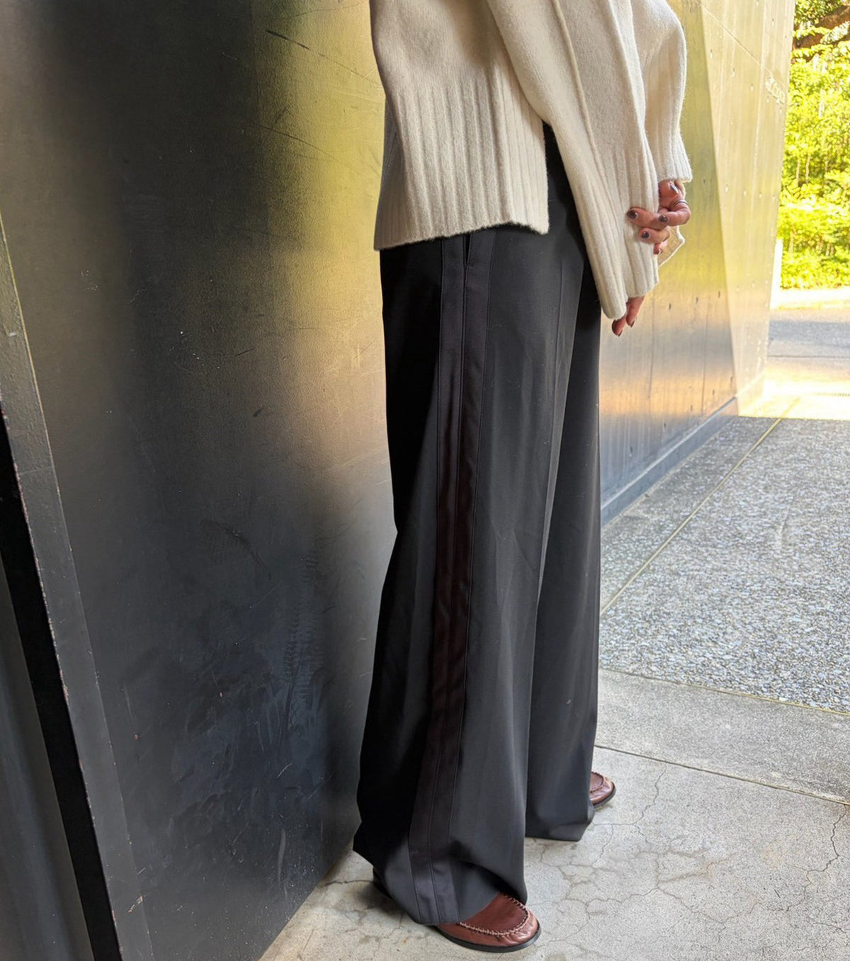 Side Stripe Gurkha Trousers