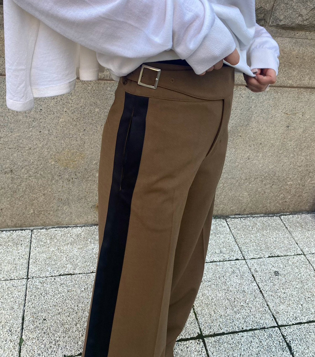 Side Stripe Gurkha Trousers