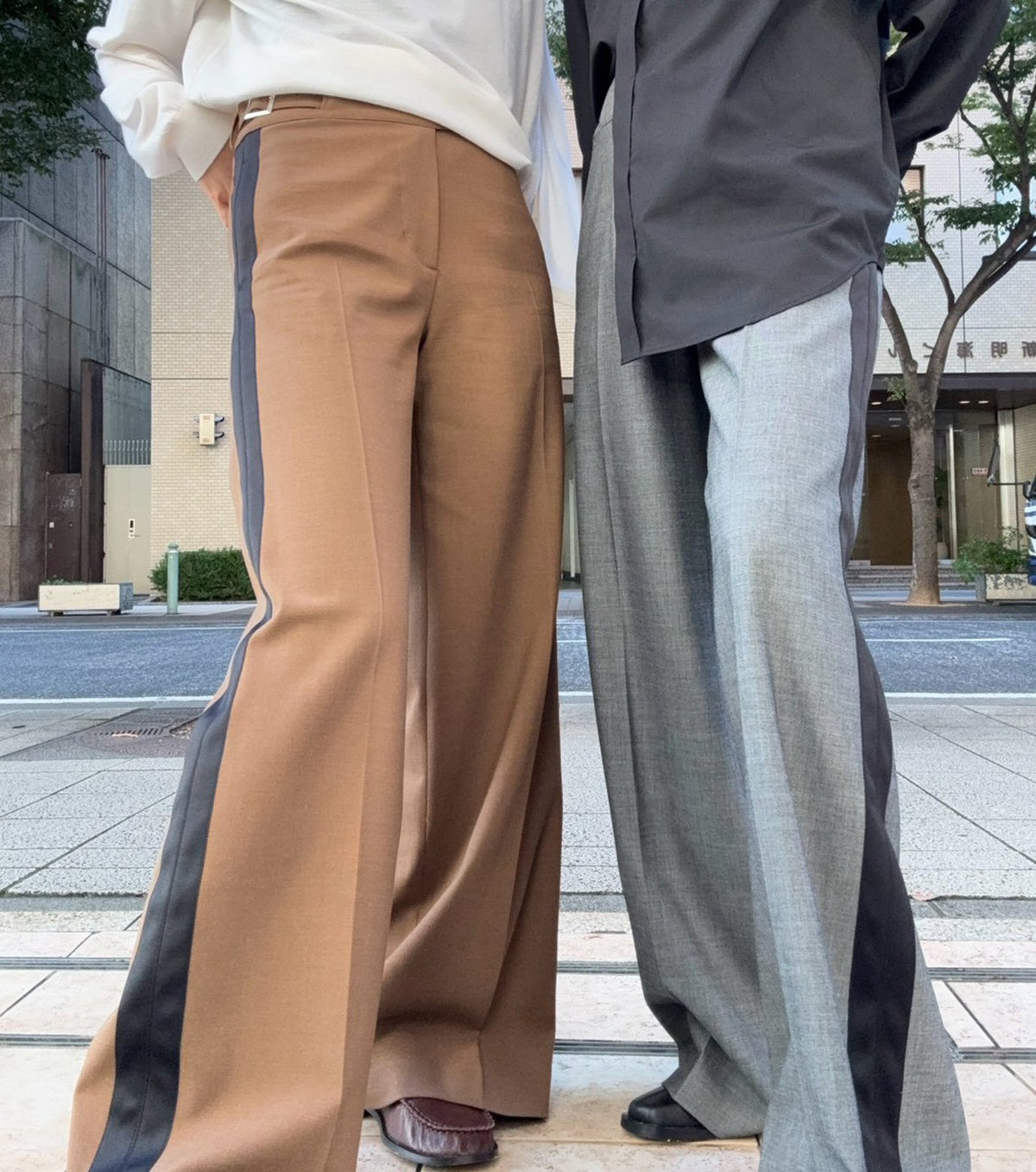 Side Stripe Gurkha Trousers