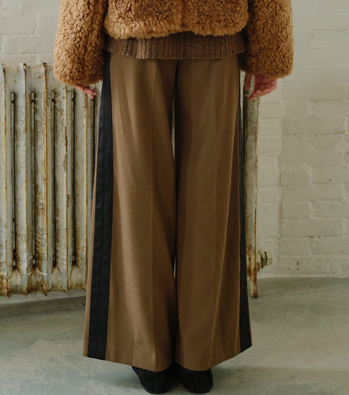Side Stripe Gurkha Trousers