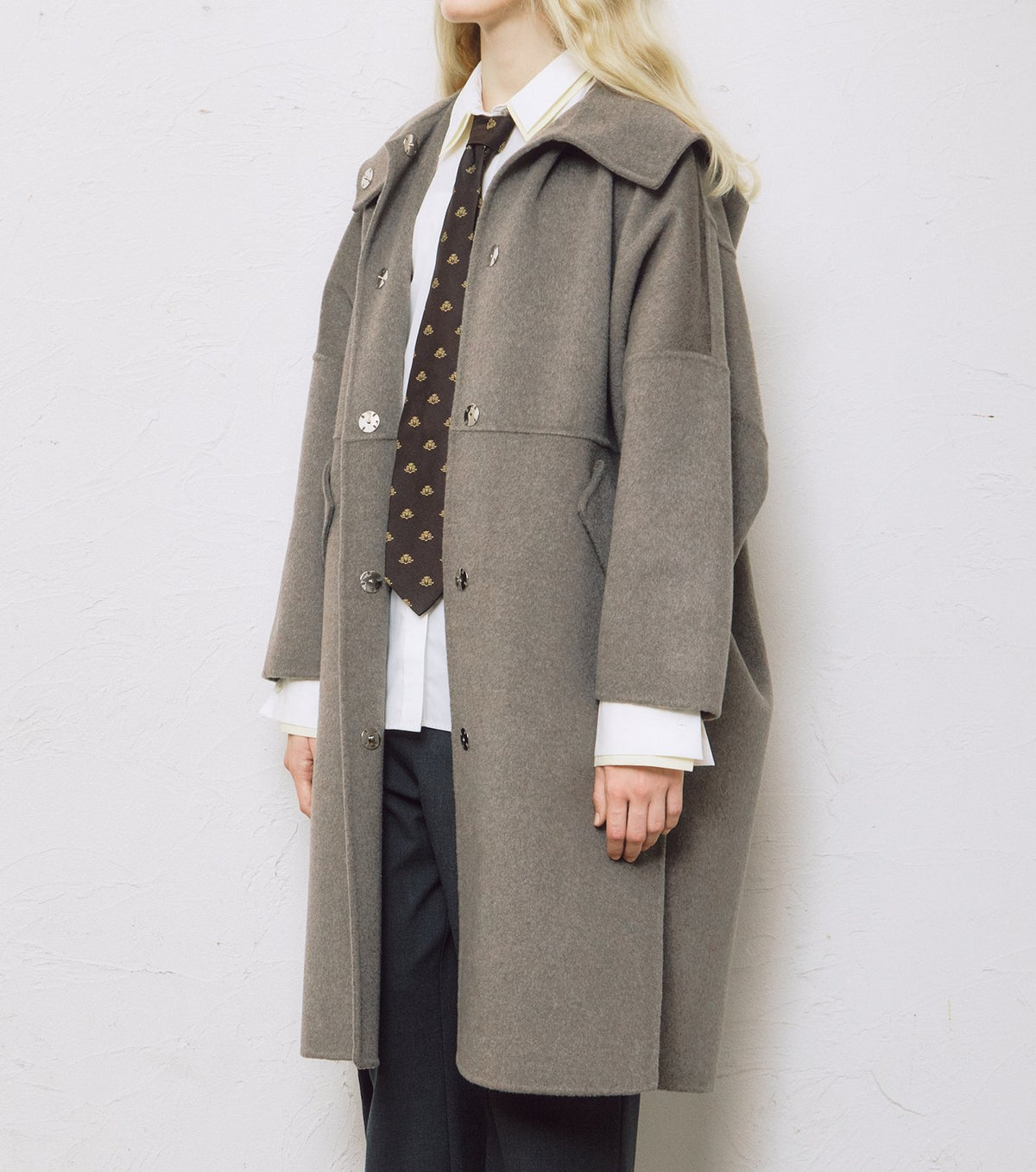 Hooded Double-Face Coat