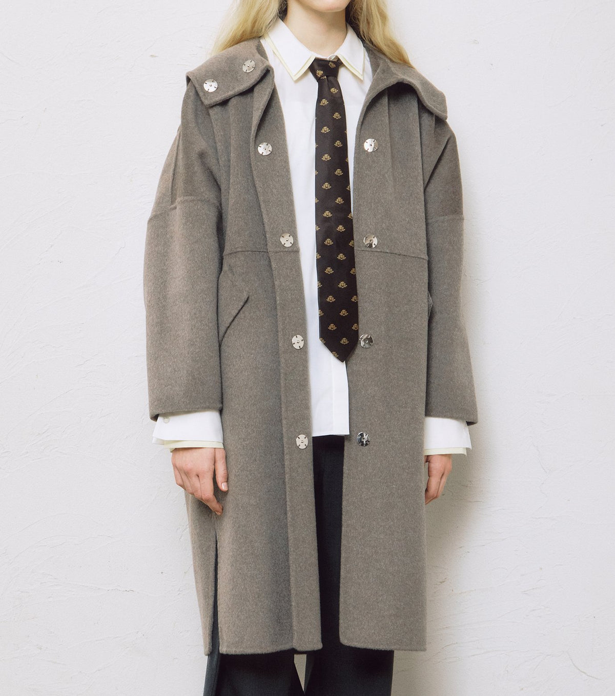 Hooded Double-Face Coat