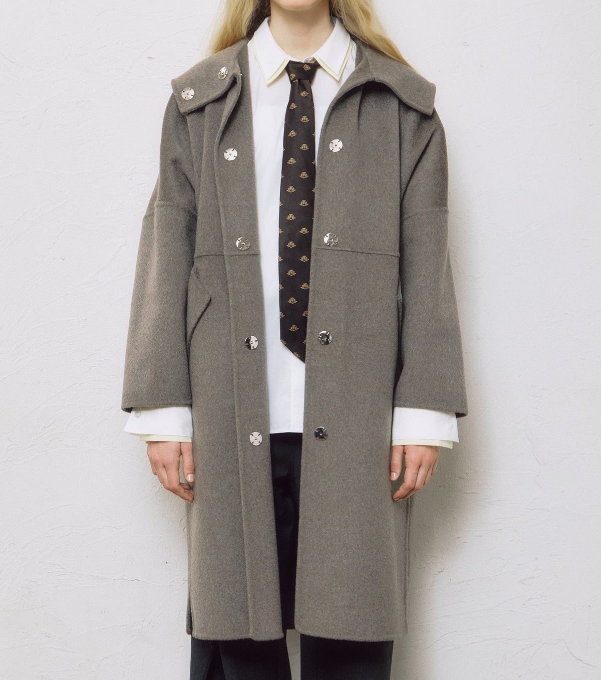 Hooded Double-Face Coat